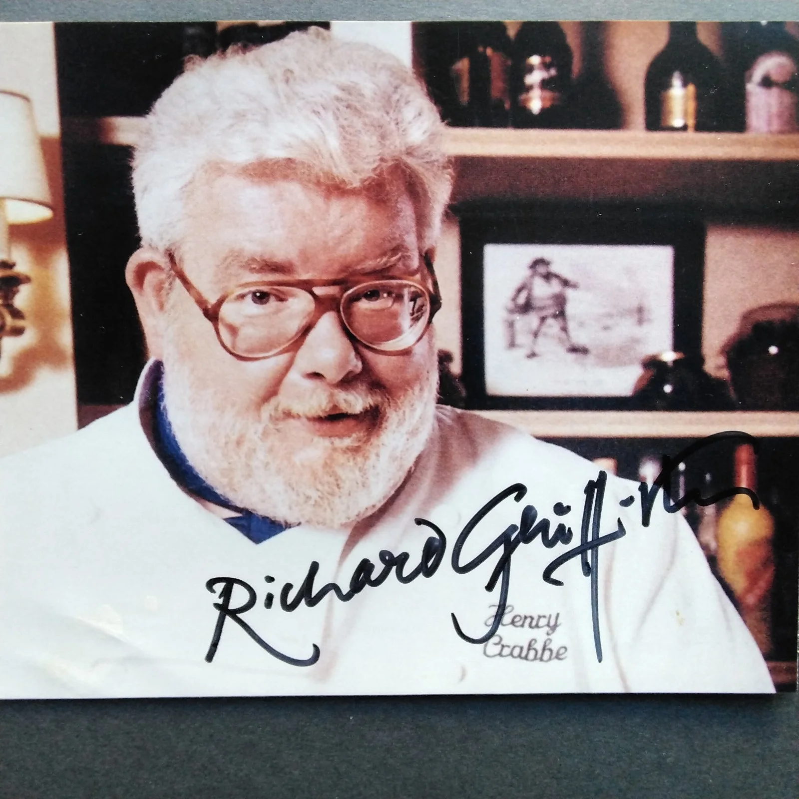 Richard Griffiths SIGNED Photo Movie TV Actor Harry Potter Pie in Sky Gandhi, изображение 3