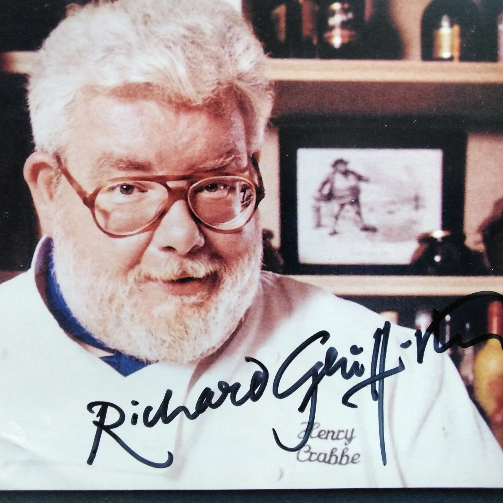 Richard Griffiths SIGNED Photo Movie TV Actor Harry Potter Pie in Sky Gandhi, изображение 4