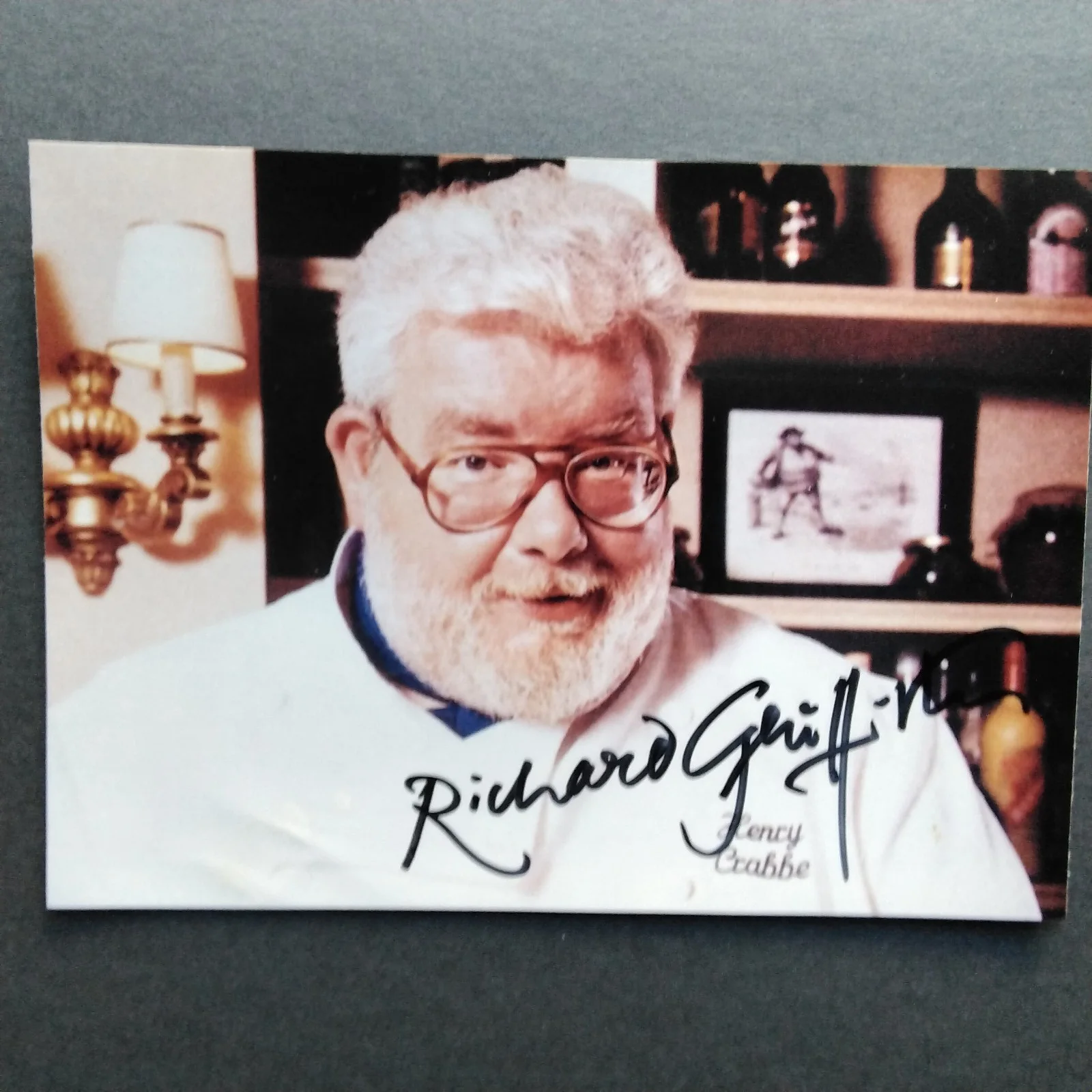 Richard Griffiths SIGNED Photo Movie TV Actor Harry Potter Pie in Sky Gandhi, изображение 5
