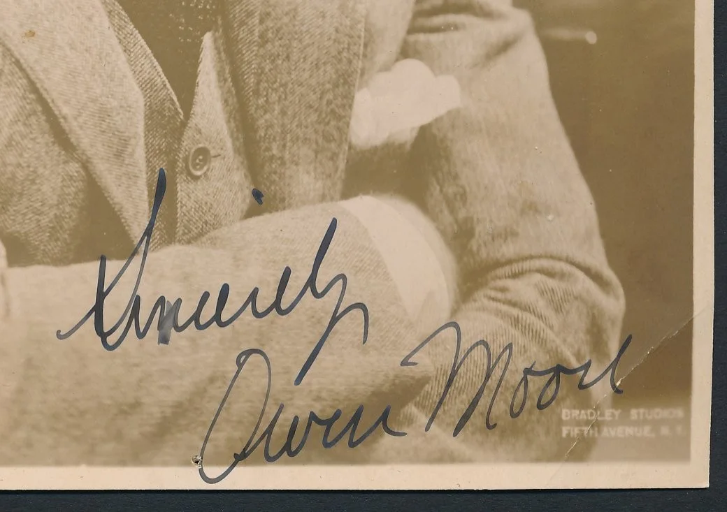 Owen Moore - Rare Signed Photo - 1st Husband Mary Pickford - d. 1939 - Autograph, изображение 2