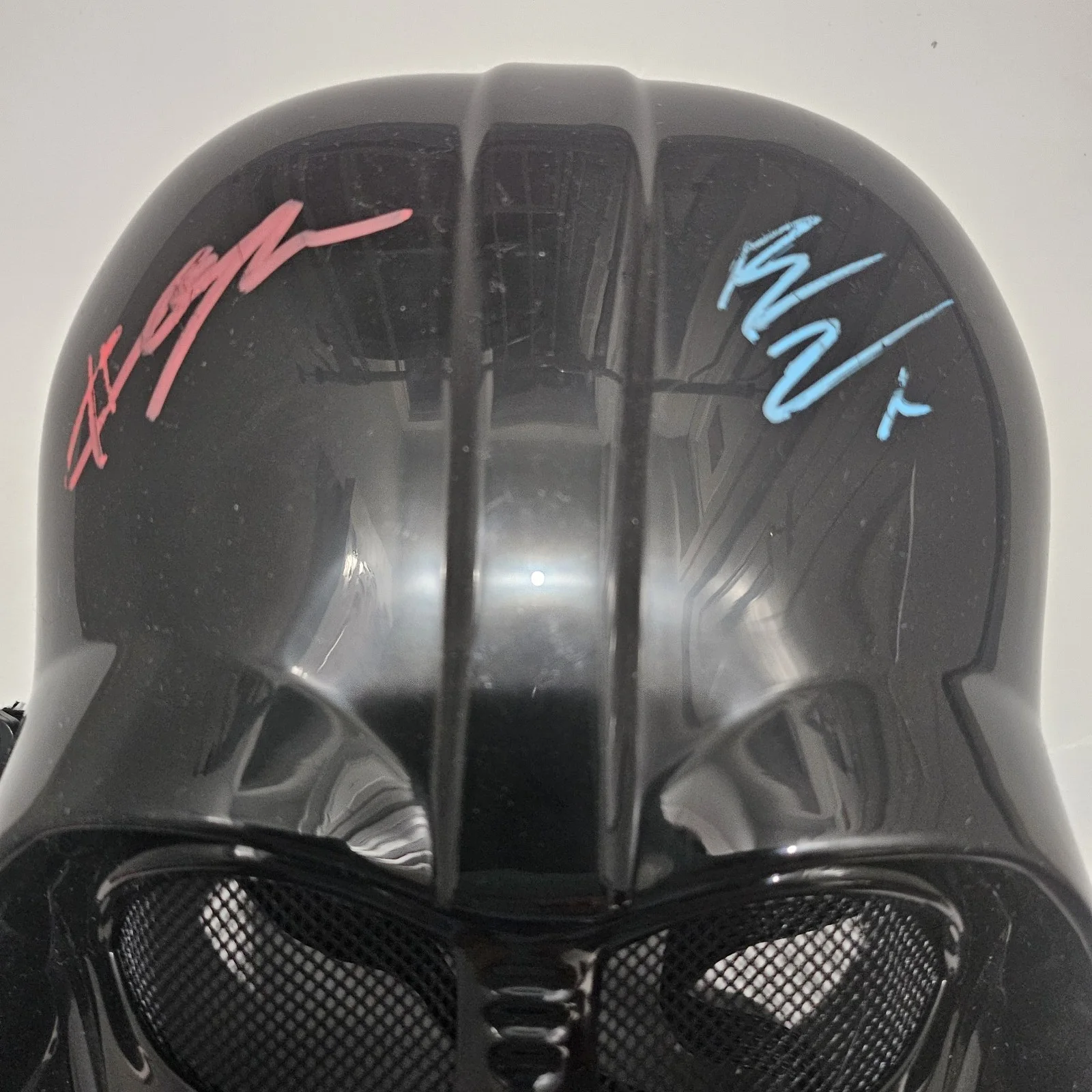 Hayden Christensen, Ewan McGregor — Star Wars Hayden Christensen Ewan McGregor Signed Black Darth Vader Mask Helmet, image 4