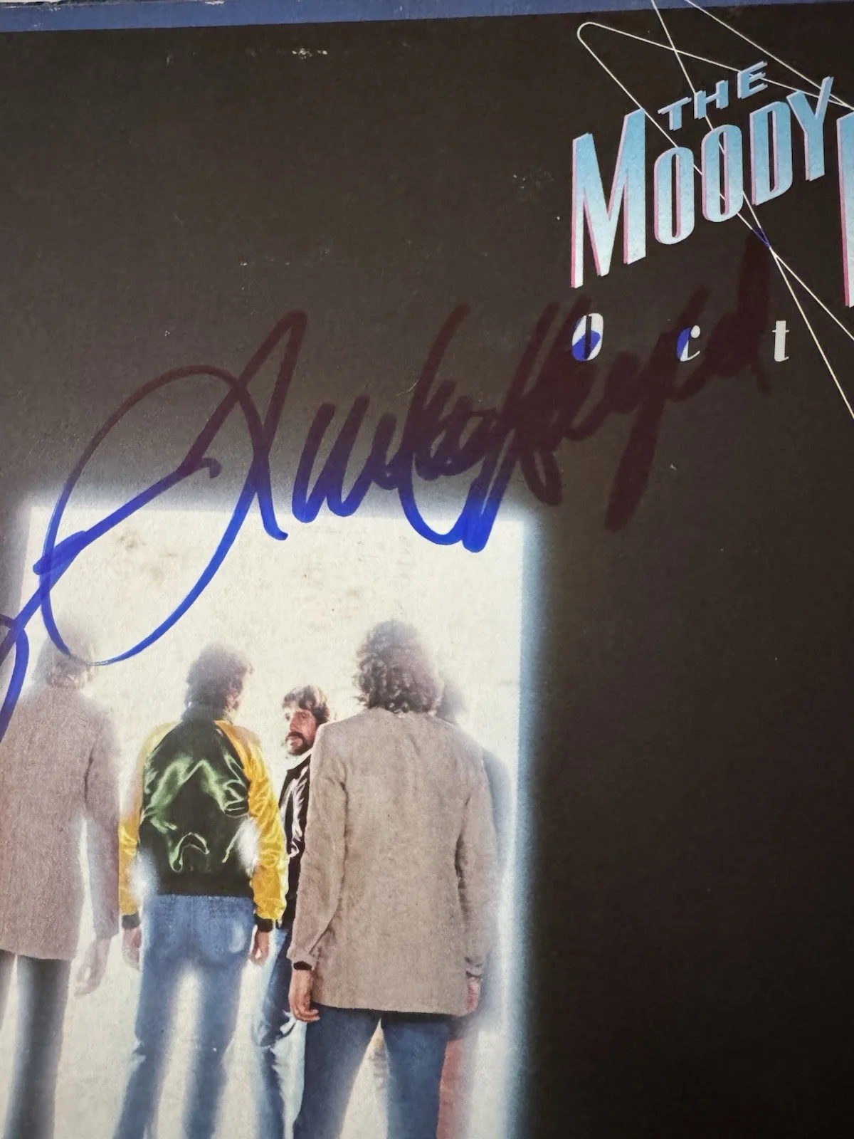 MOODY BLUES SIGNED VINYL X4 OCTAVE JUSTIN HAYWARD LODGE EDGE PINDER PSA/DNA COA, image 3