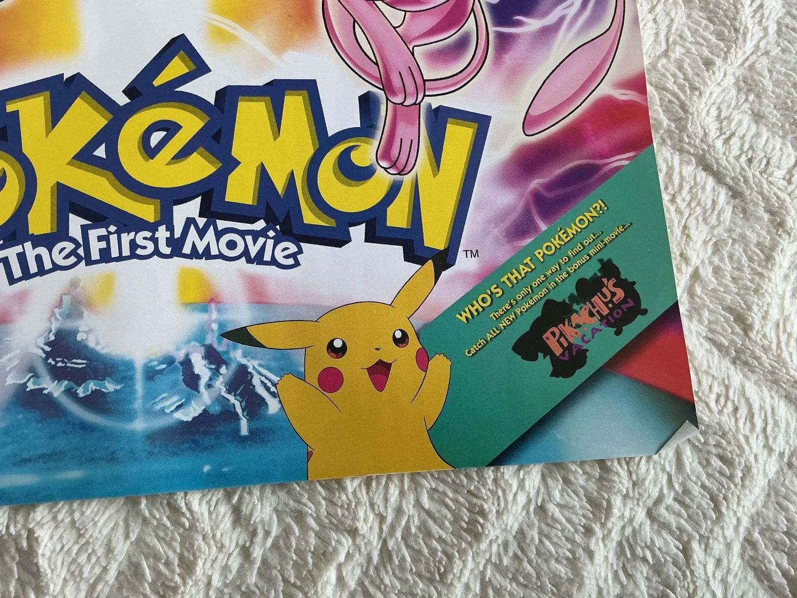 Pokémon the First Movie mini quad poster (1998 )16x12 inches, image 4