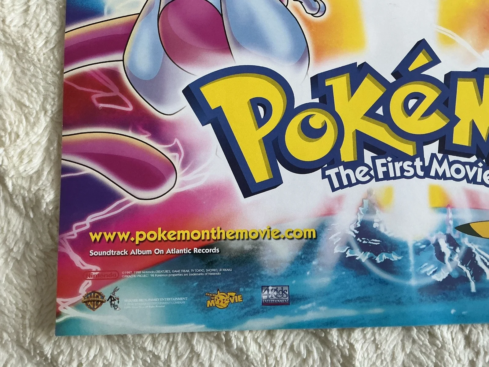 Pokémon the First Movie mini quad poster (1998 )16x12 inches, image 5