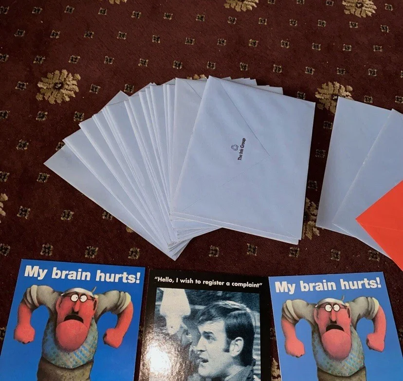 Set 25 x Vintage Monty Python 25th Anniversary “Greeting Cards” - Ink Group 1995, image 4