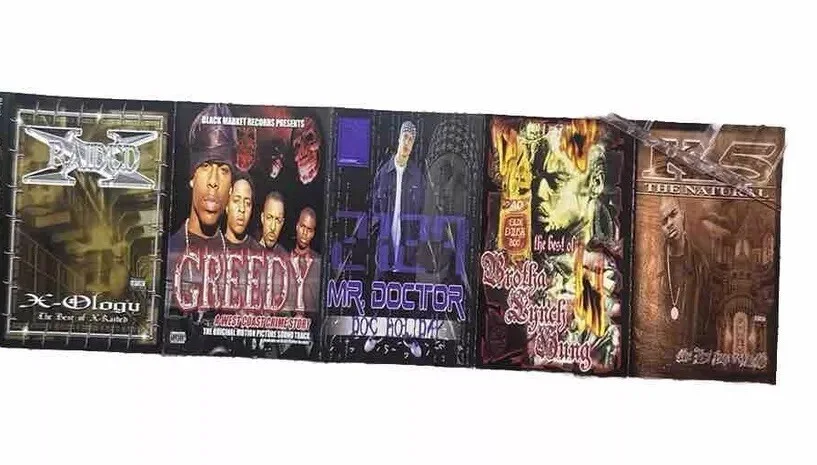 X-Raided X-Ology Best Of Authentic Autographed Cassette Cover Rap G-Funk RARE, изображение 5