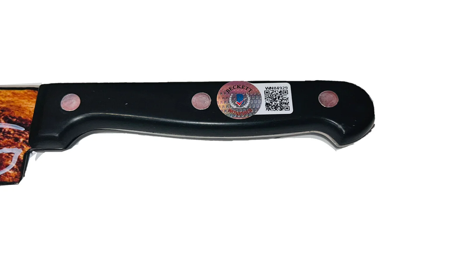 Nick Castle, James Jude Courtney — NICK CASTLE & JAMES JUDE COURTNEY SIGNED HALLOWEEN KNIFE AUTOGRAPH BECKETT COA, изображение 2