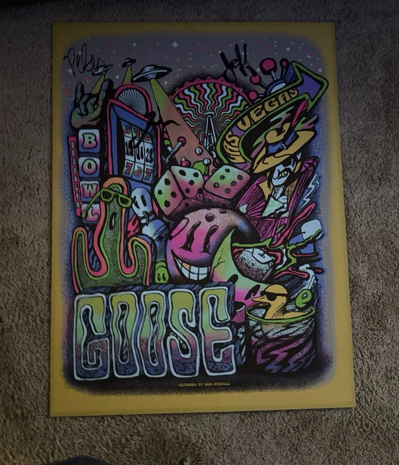 Goose #2 Of 75 Vegas Poster - Signed By The Band, изображение 5