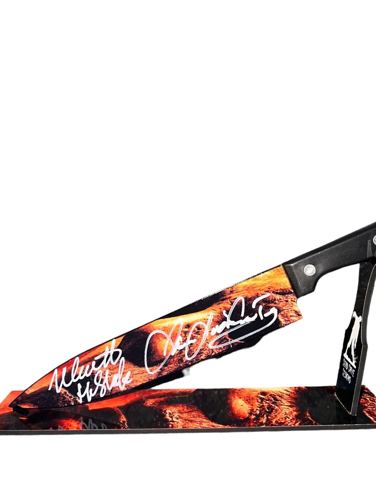 Nick Castle, James Jude Courtney — NICK CASTLE & JAMES JUDE COURTNEY SIGNED HALLOWEEN KNIFE BECKETT WN84931, изображение 2
