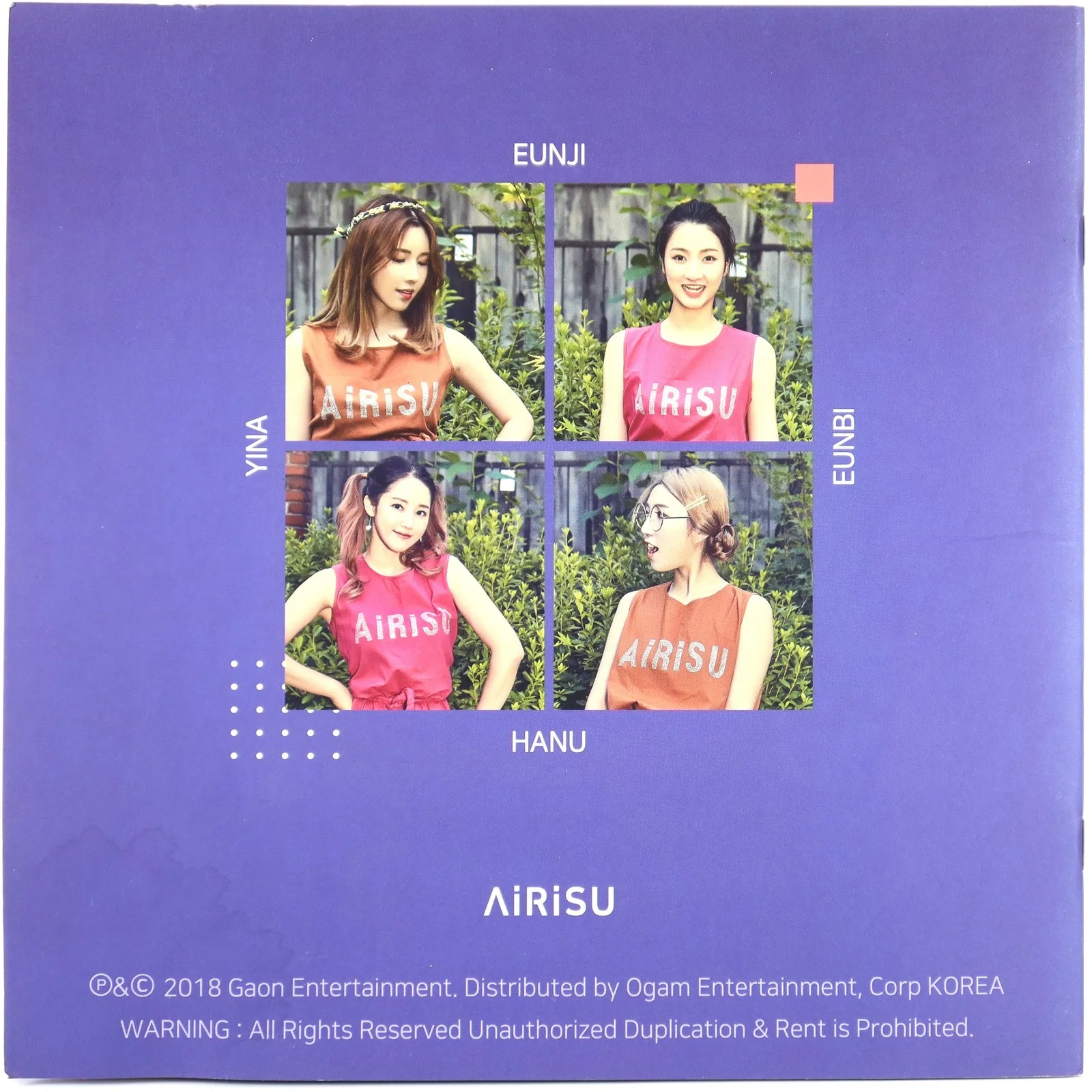 Airisu - Oppa Signed Autographed Single Album CD Promo K-Pop 2018 1, изображение 2