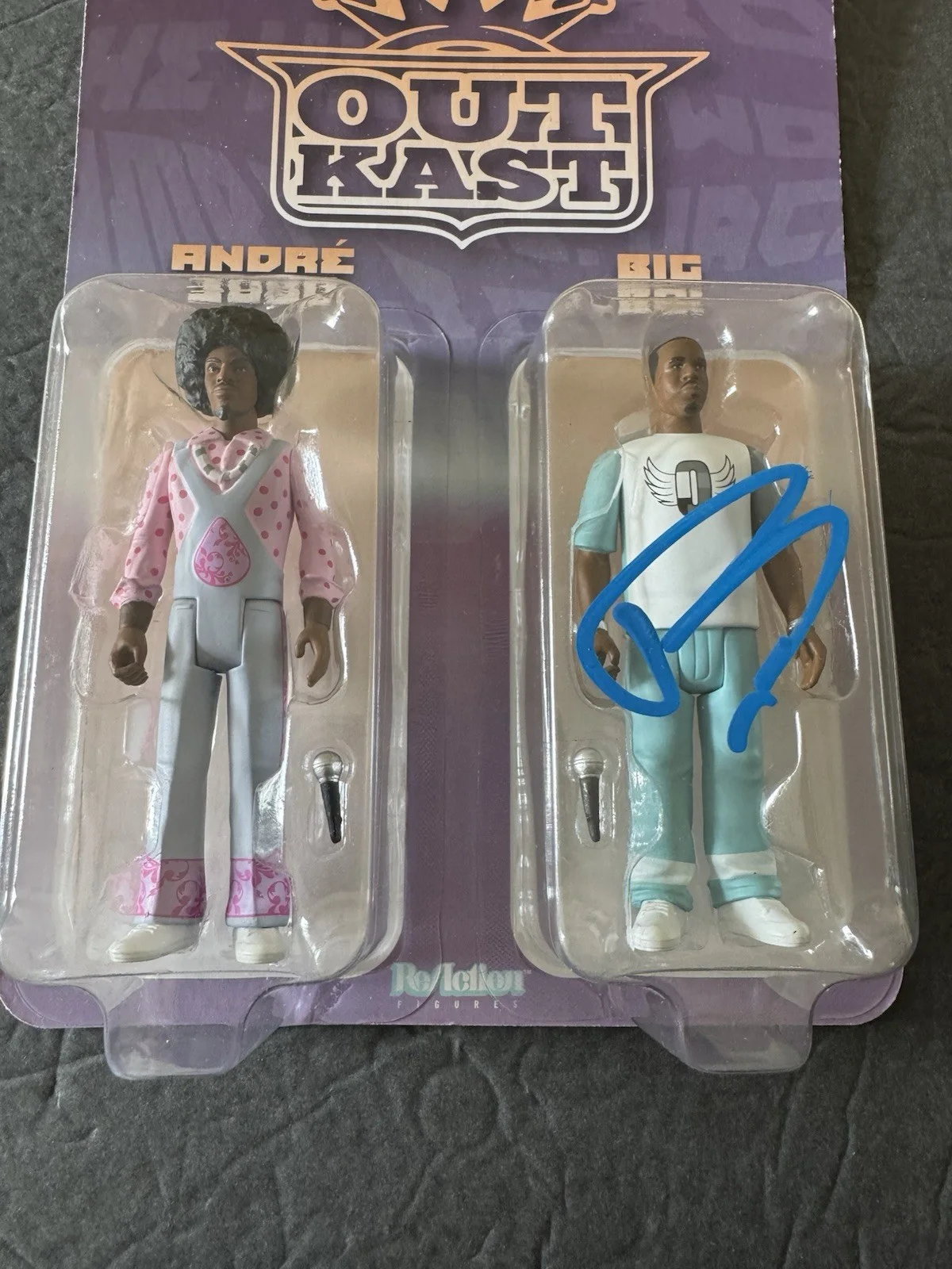 BIG BOI signed Action Figure Toy Super7 RAP Hip Hop OutKast Autograph PSA/DNA, изображение 2