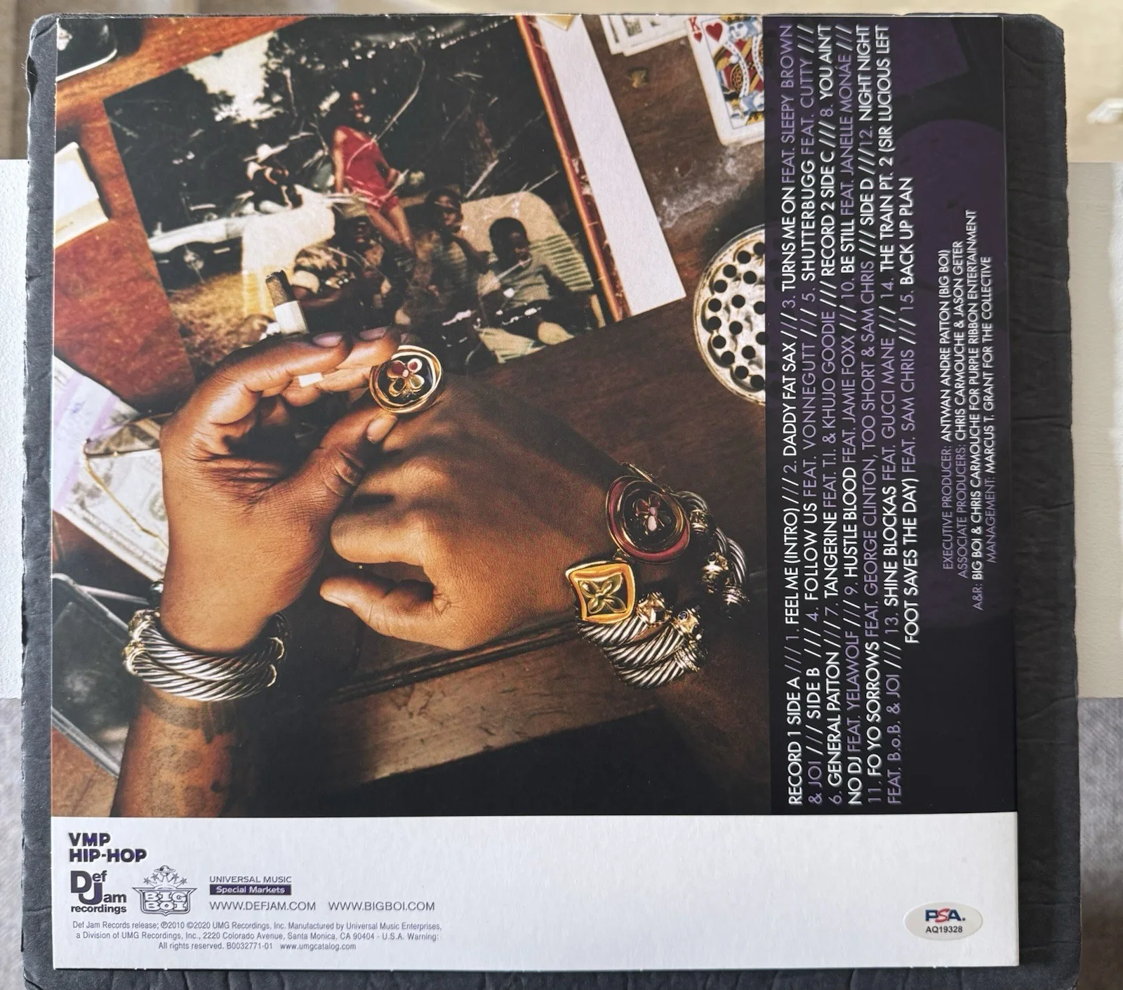 Big Boi Signed Vinyl Sir Lucious Left Foot: The Son of Chico Dusty PSA OutKast, изображение 3