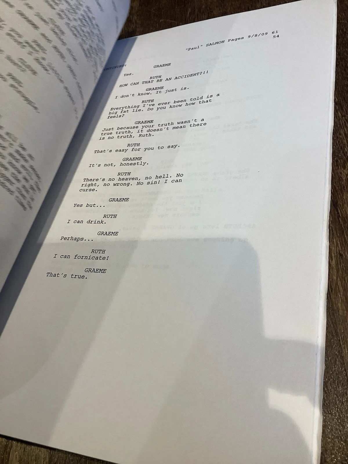 PAUL (2011) Movie Script Working Title Films Simon Pegg Nick Frost Seth Roger, image 4