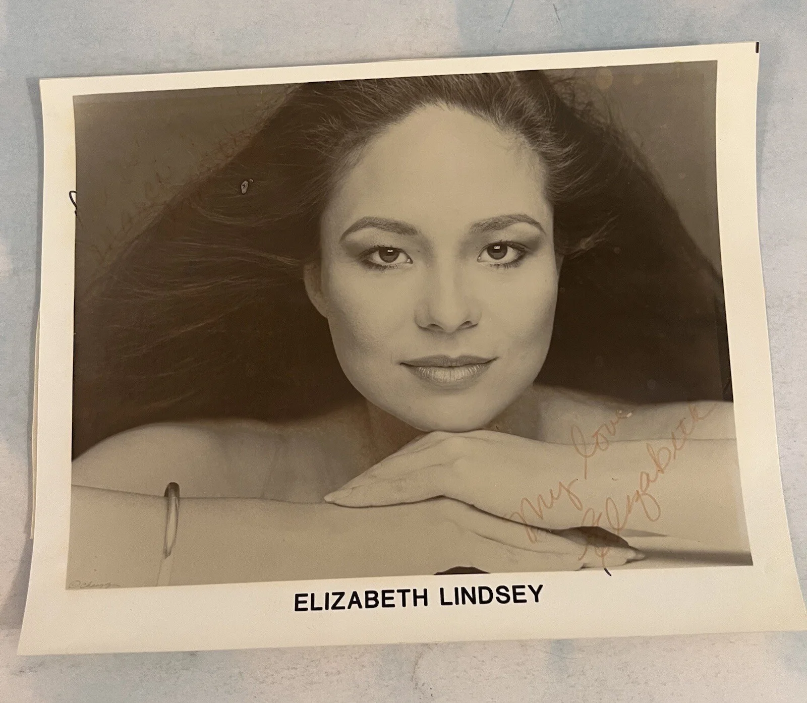 Elizabeth Lindsey Miss Hawaii 1978 Autographed Photographs w/Inscriptions 8x10, изображение 4