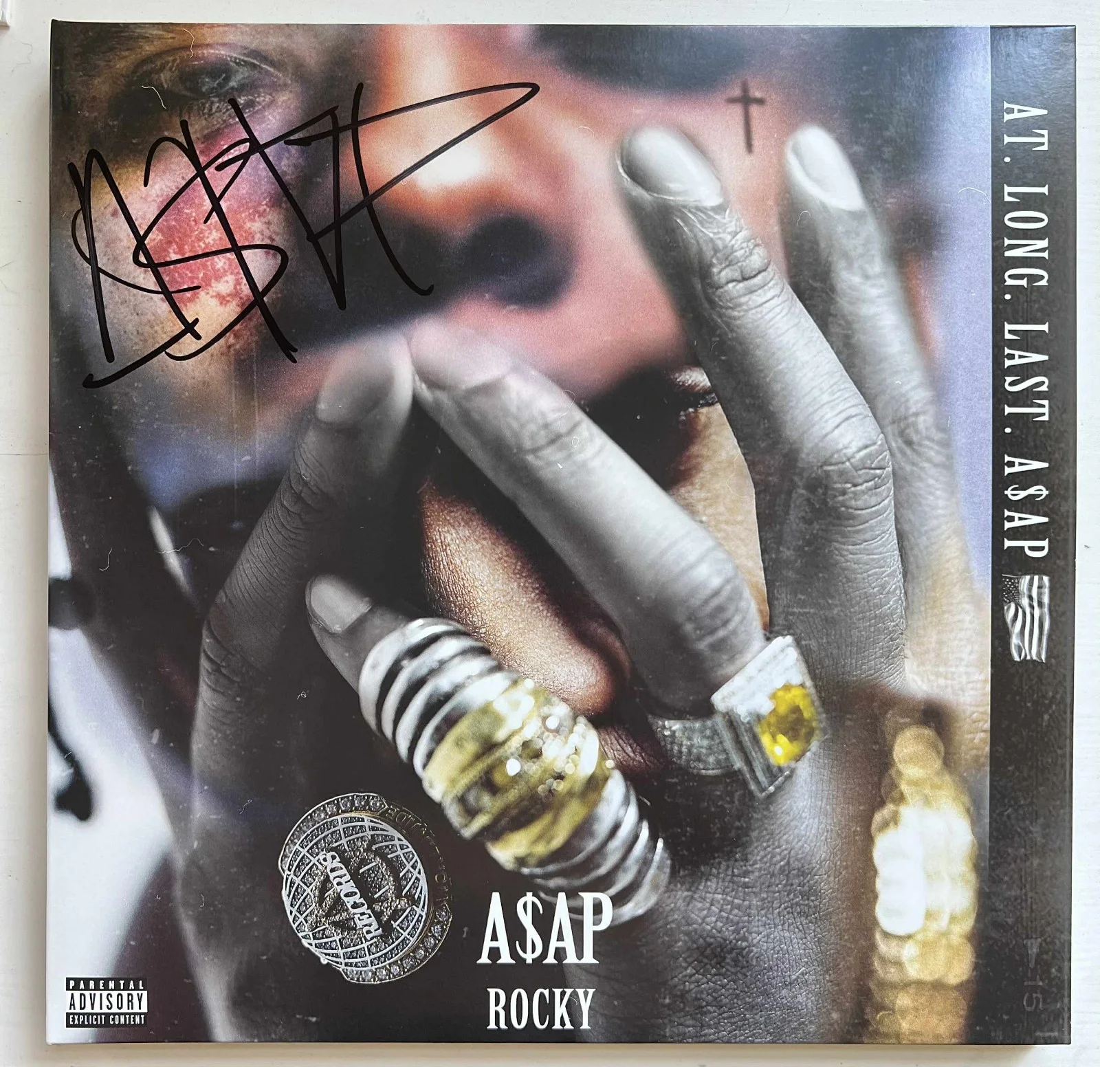 ASAP Rocky Autographed Signed At Long Last A$AP Album Vinyl Record LP w/COA, изображение 3