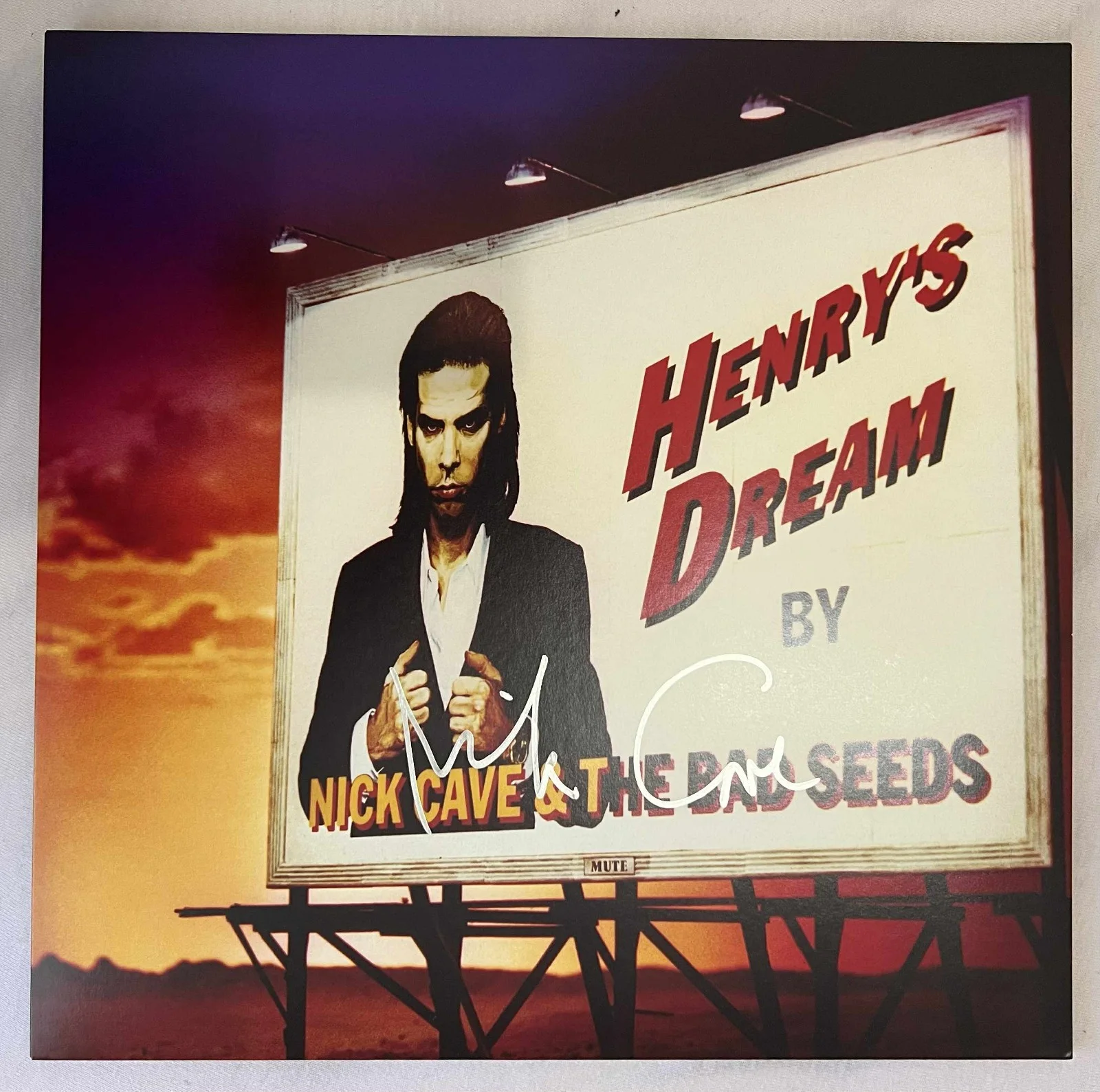 Nick Cave Henry's Dream Autographed Vinyl Record Album LP w/COA, image 4