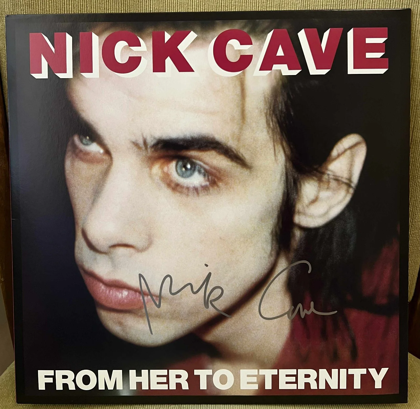 Nick Cave From Her To Eternity Signed Autographed Vinyl Record Album LP w/COA, изображение 3