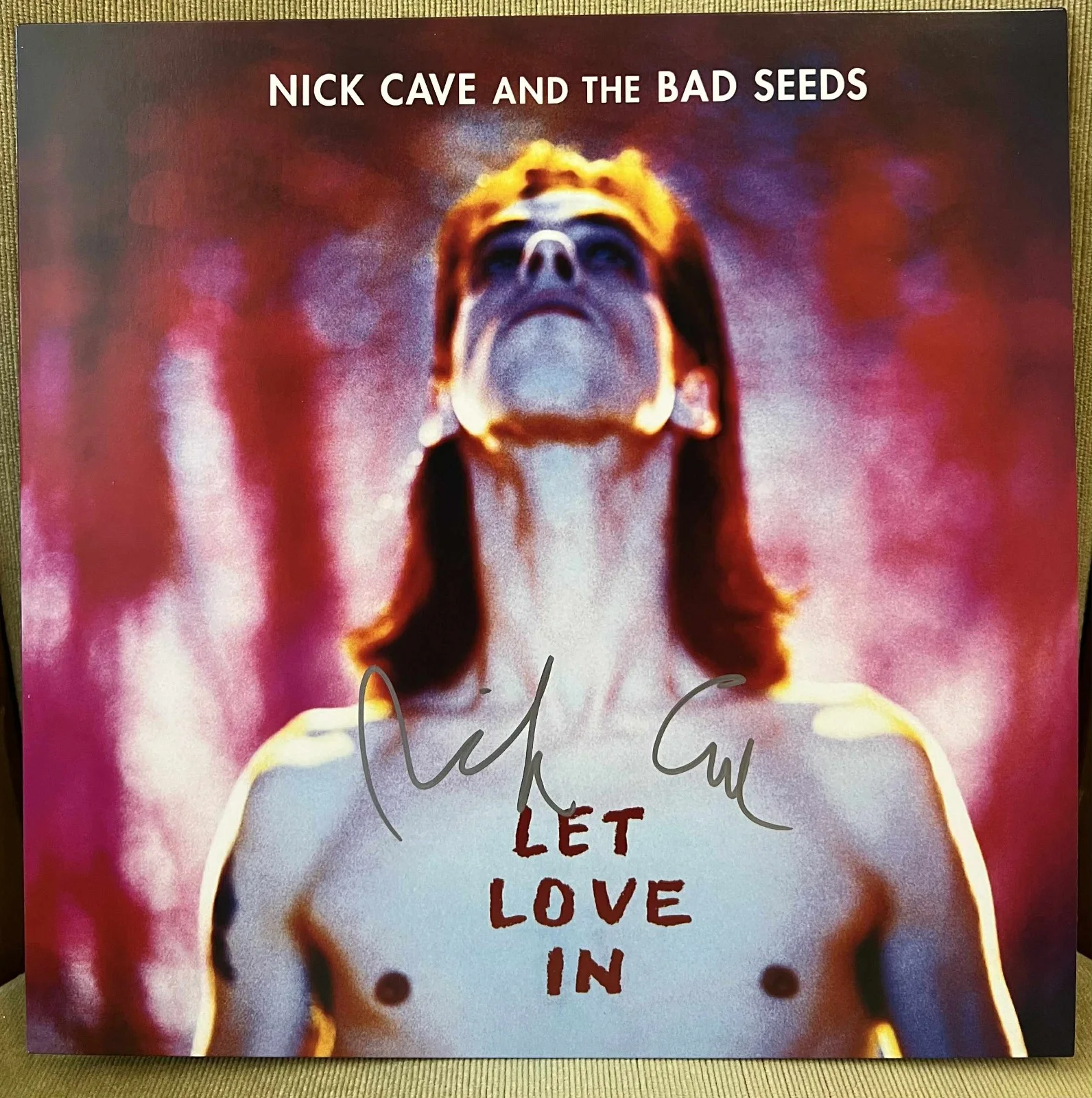 Nick Cave Let Love In Signed Autographed Vinyl Record Album LP w/COA, изображение 3