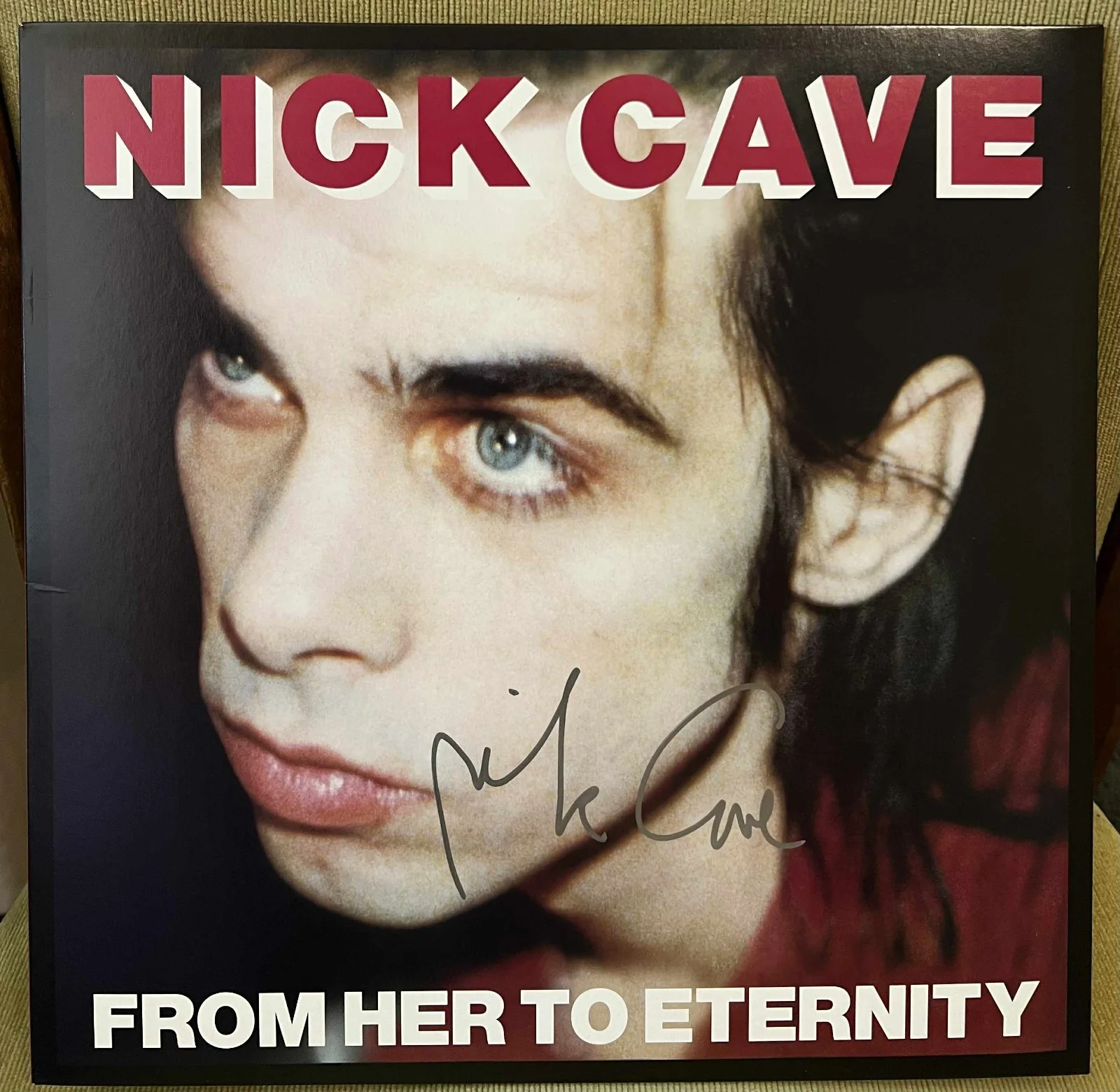 Nick Cave From Her To Eternity Signed Autographed Vinyl Record LP w/COA, image 3