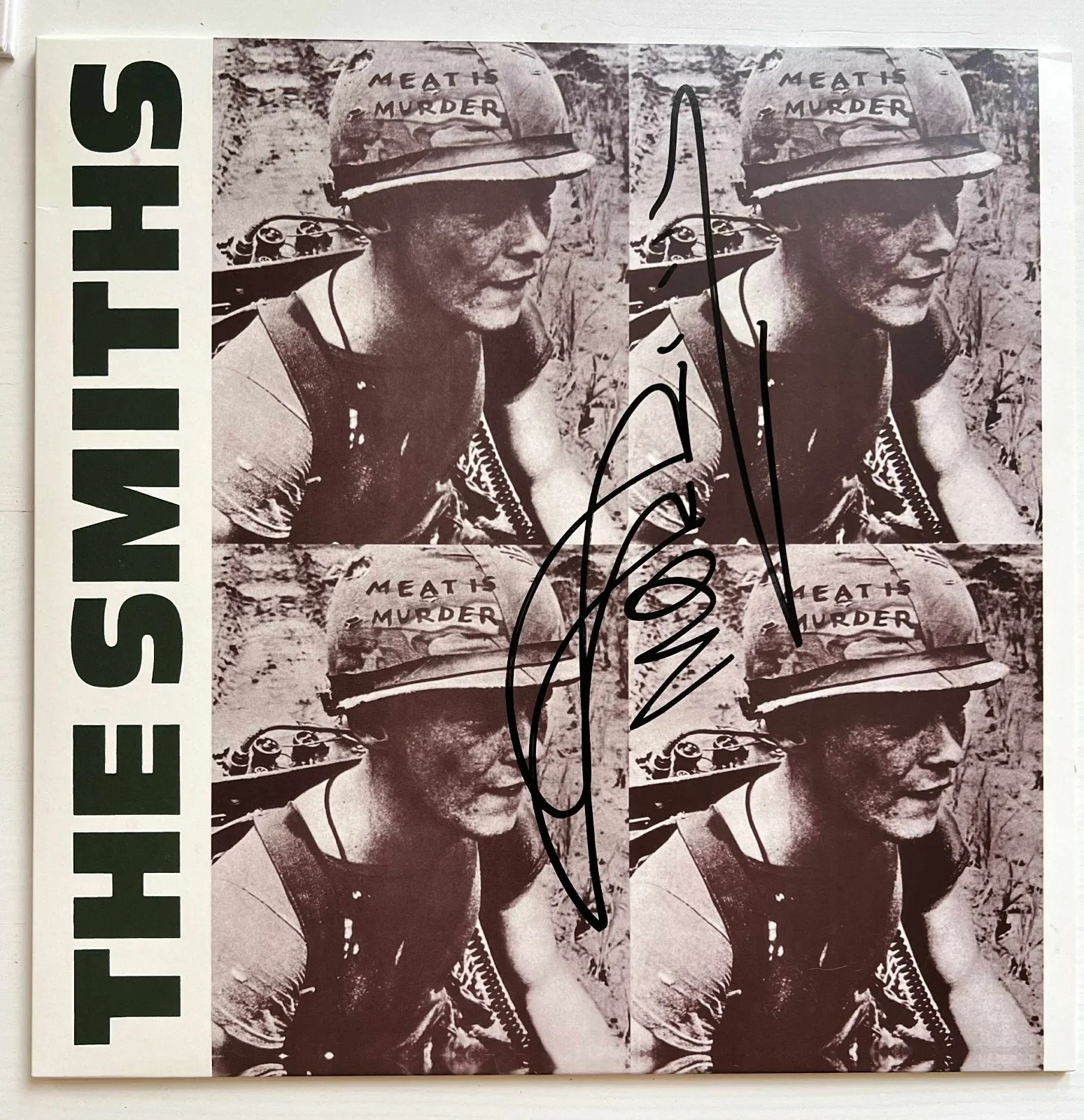 Morrissey The Smiths Meat Is Murder Signed Autographed Vinyl Record LP w/COA, изображение 4
