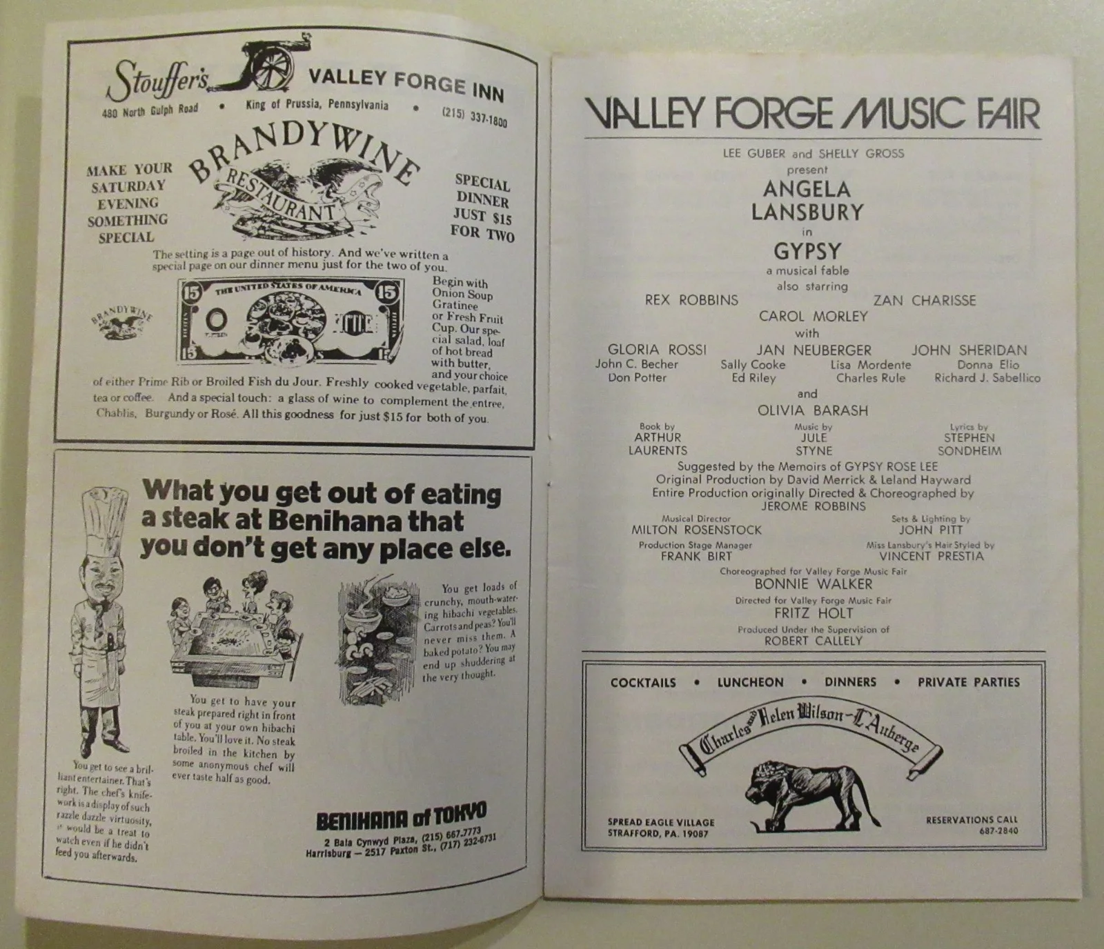 ANGELA LANSBURY — ANGELA LANSBURY SIGNED IN PERSON "GYPSY" PLAYBILL SUPER BOLD AUTOGRAPH BROADWAY, image 5