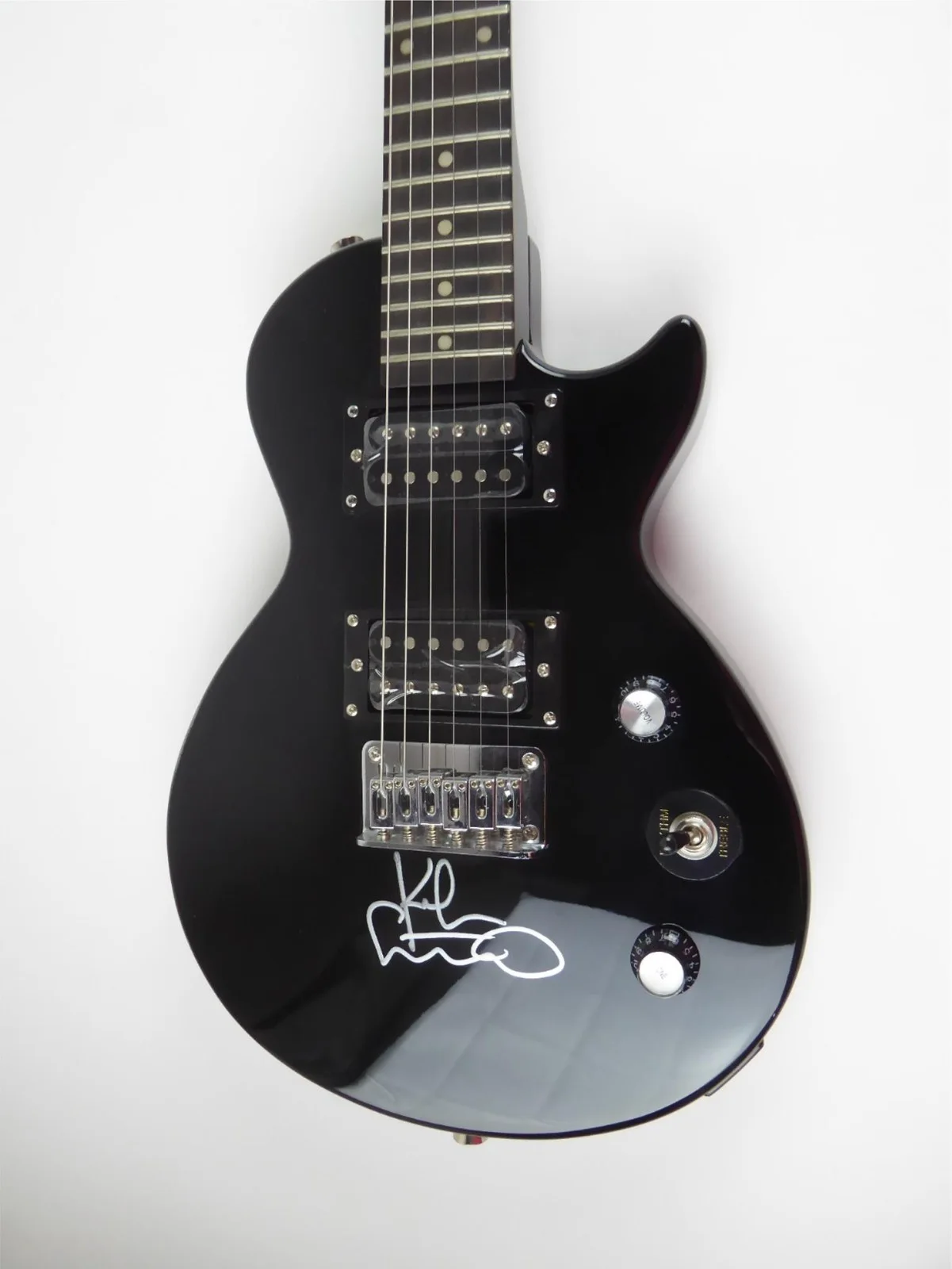 Kiefer Sutherland Signed Autographed Epiphone Electric Guitar w/Case JSA COA, image 2