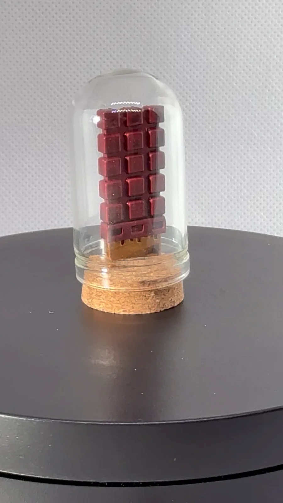3d Printed Terminator 2 CPU chip 4k resin hand painted glass display - small, image 2