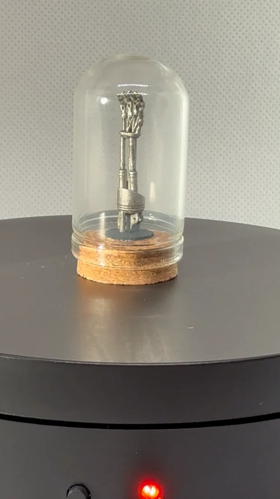3d Printed Terminator 2 Arm 4k resin hand painted glass display - small, image 2