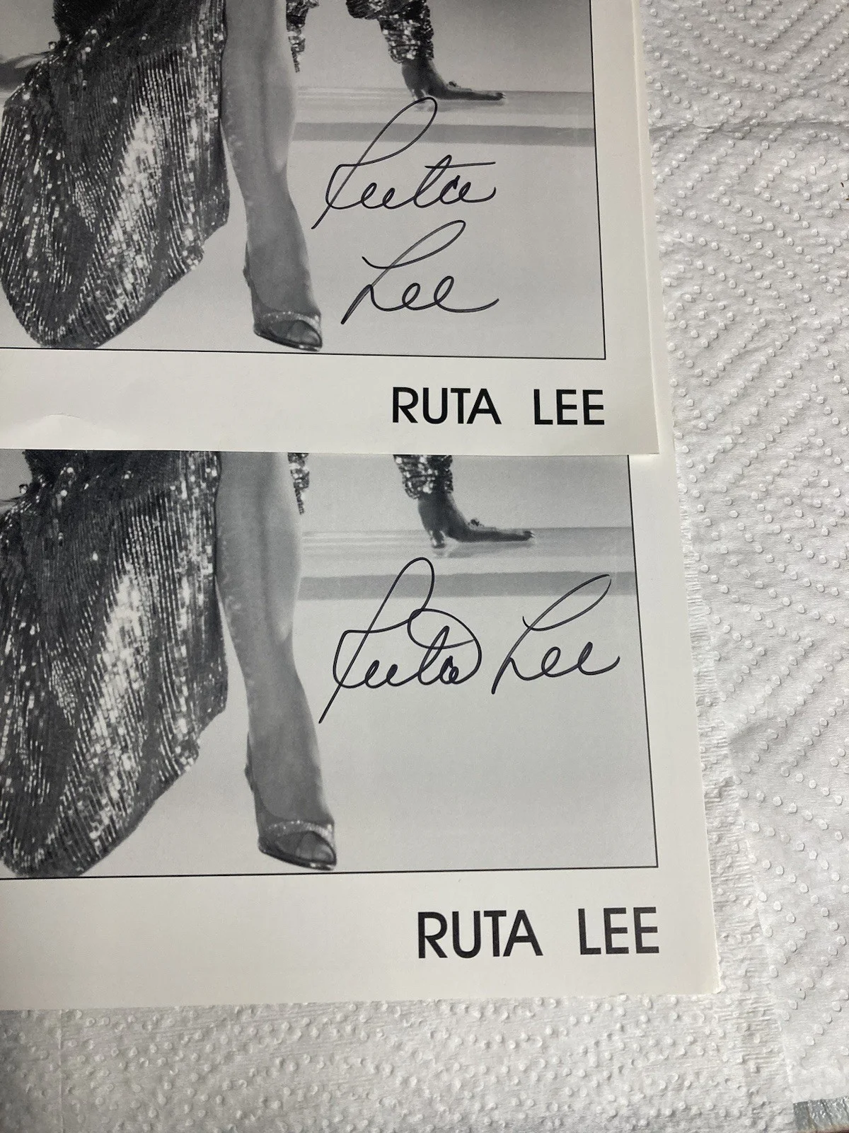 Ruta Lee — 2- Autograph Pictures of Ruta Lee, изображение 2