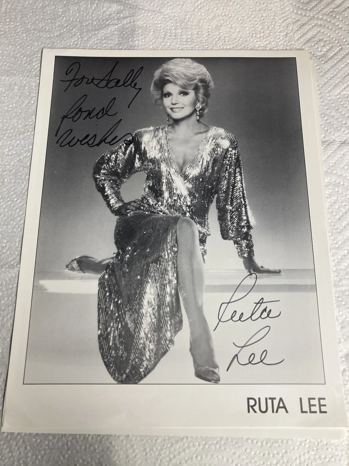 Ruta Lee — 2- Autograph Pictures of Ruta Lee, изображение 3