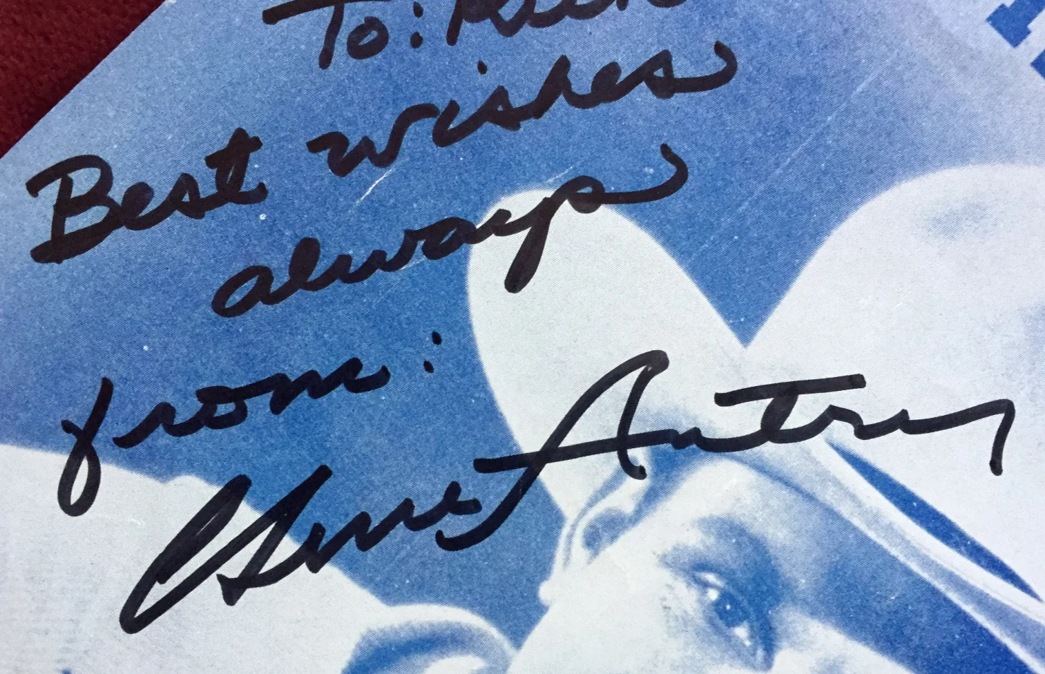 GENE AUTRY SIGNED - BACK IN THE SADDLE AGAIN - Sheet Music Cover, RARE, image 2