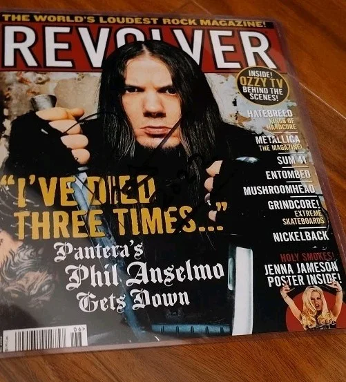 Phil Anselmo Signed Pantera 8x10 Down Superjoint Ritual Knife Photo, image 3