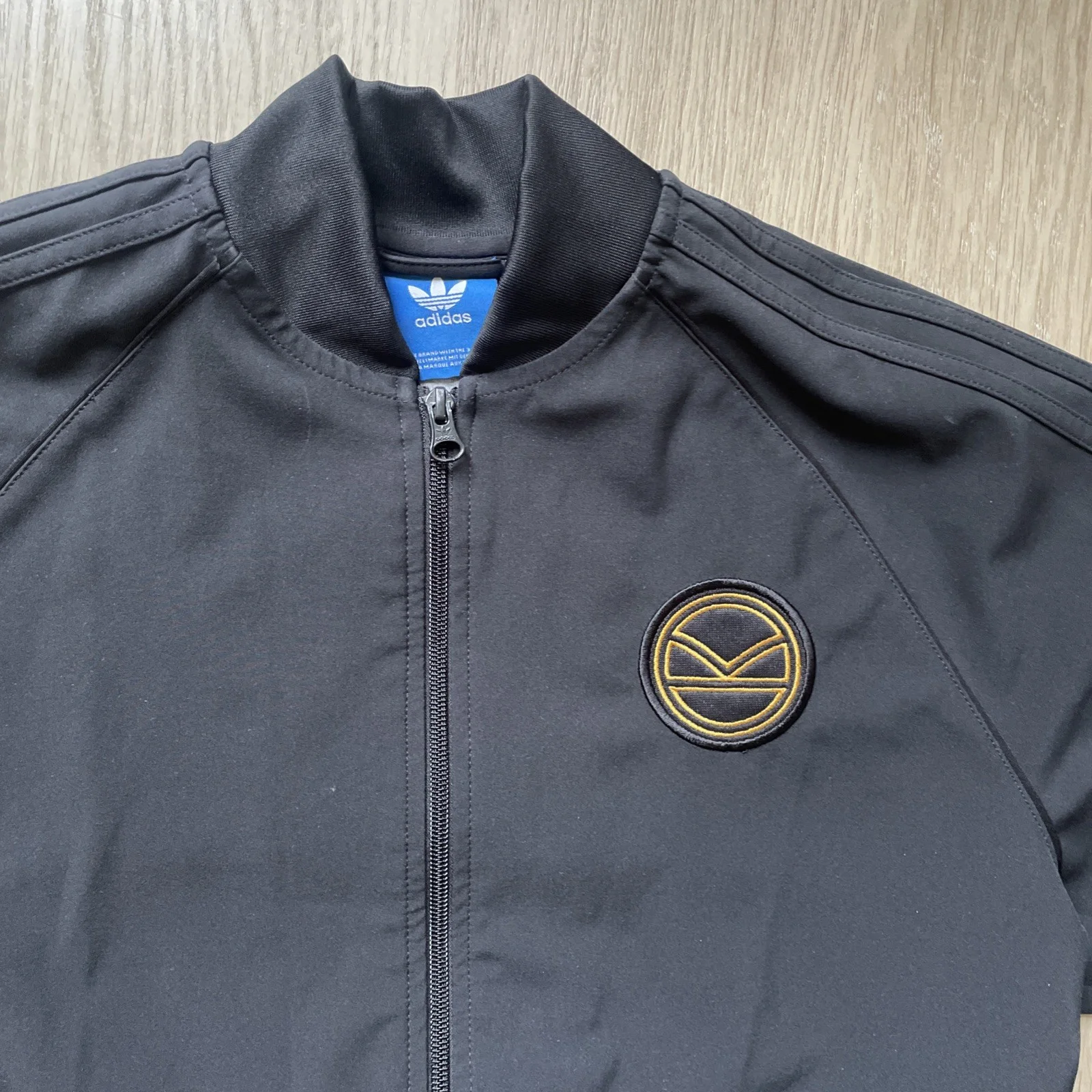Adidas X Kingsman Mens Track Jacket Large Black SST Film Cast Limited Edition, изображение 2