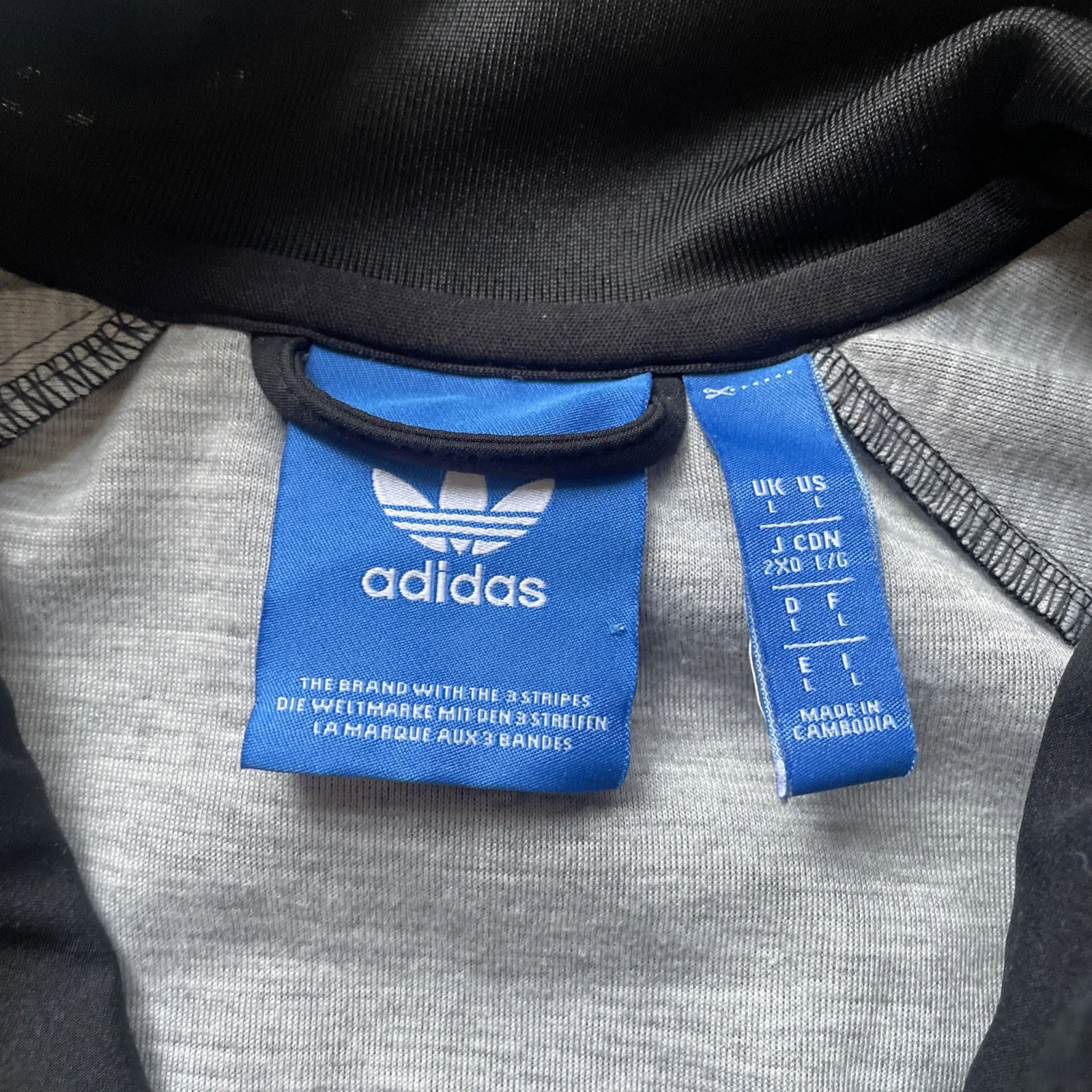 Adidas X Kingsman Mens Track Jacket Large Black SST Film Cast Limited Edition, изображение 3