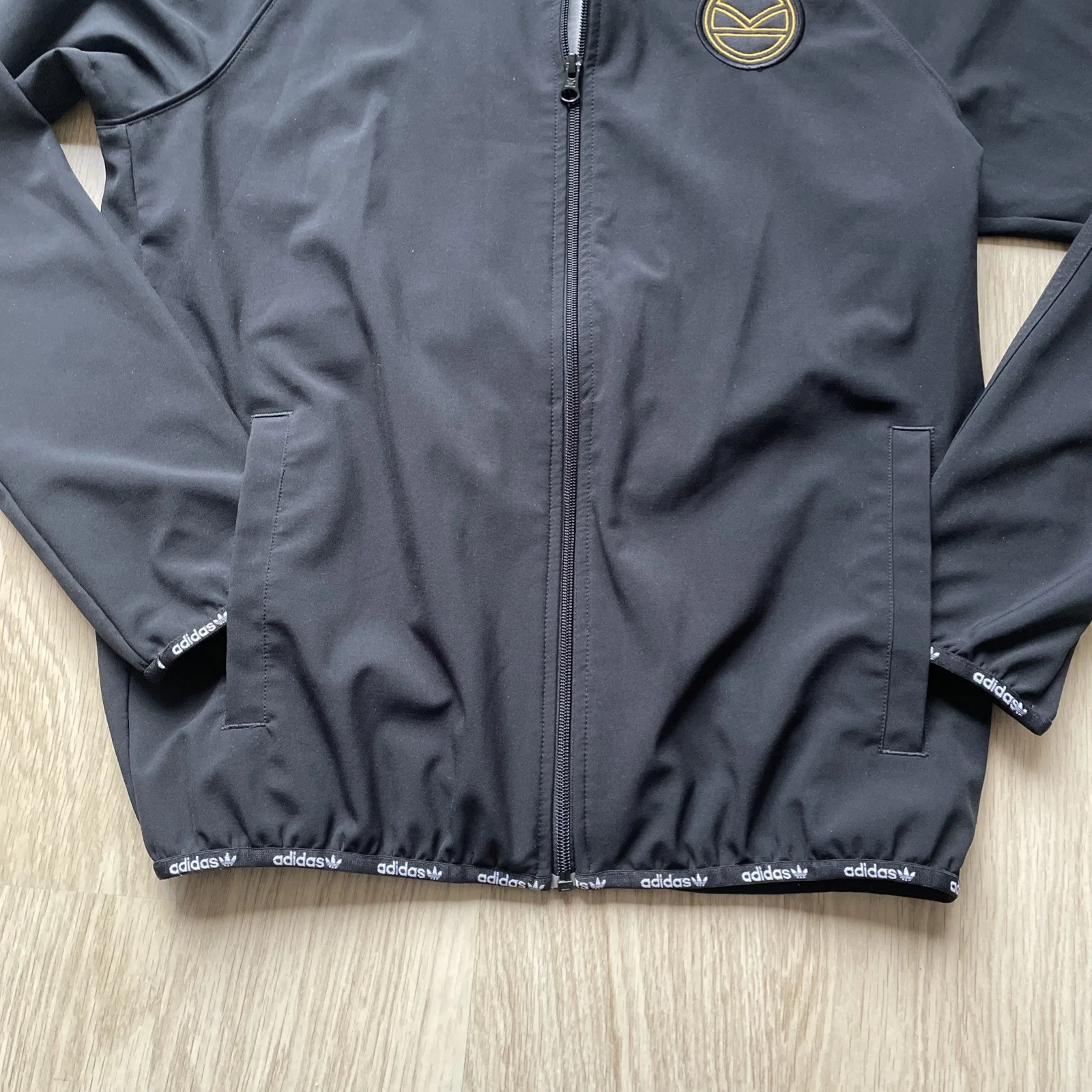 Adidas X Kingsman Mens Track Jacket Large Black SST Film Cast Limited Edition, изображение 4