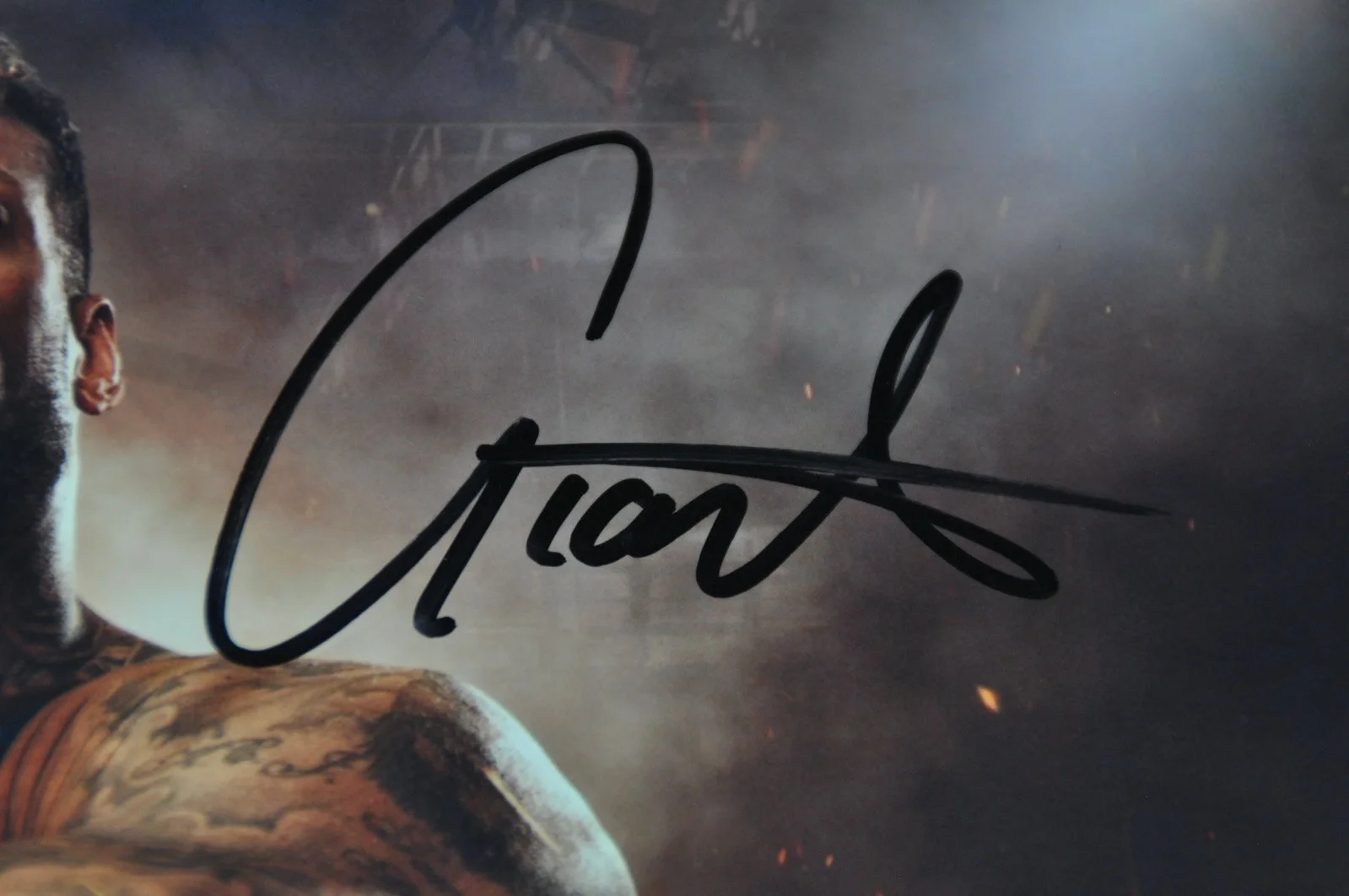 Giant Jamie Christian-Johal Gladiators Signed 12” x 8” Photo W/COA+Photo Proof, изображение 2
