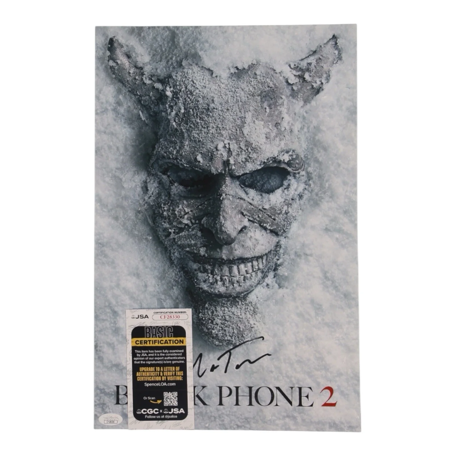 Ethan Hawke — Signed Ethan Hawke Autographed The Black Phone 2 11"x17" Photo JSA COA, изображение 2