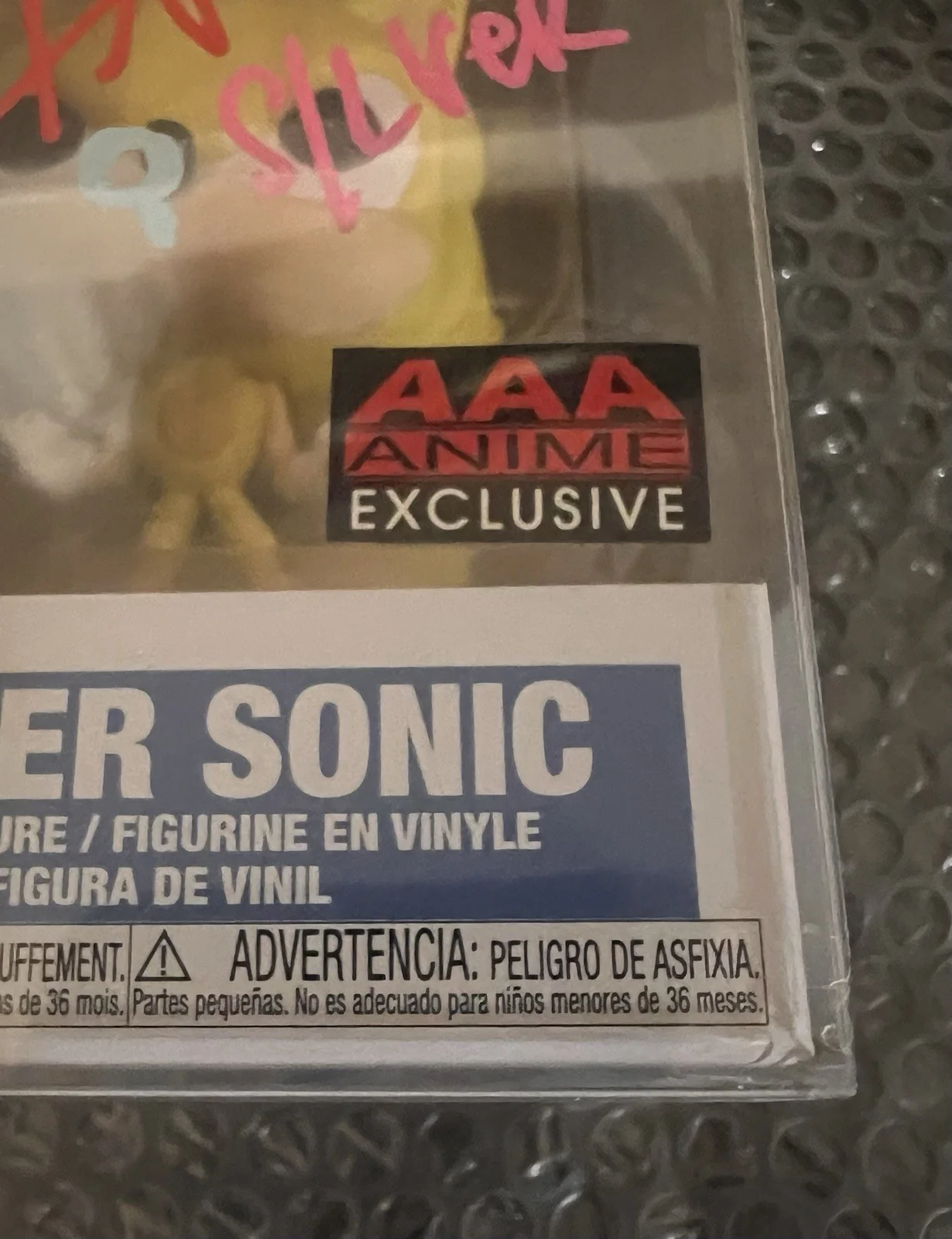 Super Sonic Autograph signed by Pete Capella Voice Of Silver Hedgehog Funko 923, изображение 2
