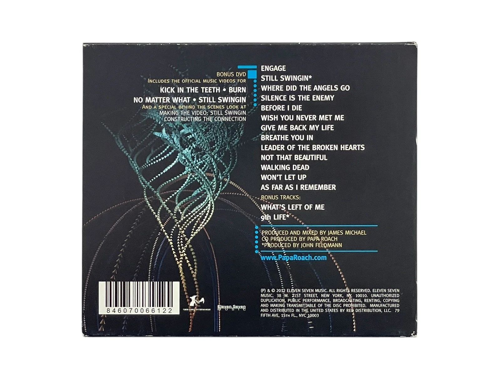 Papa Roach Band Signed The Connection Deluxe Edition CD + DVD Set ACOA Certified, image 3