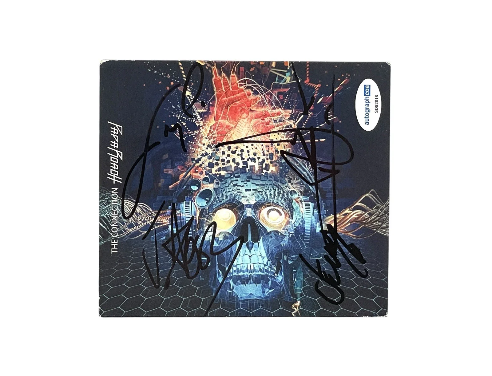 Papa Roach Band Signed The Connection Deluxe Edition CD + DVD Set ACOA Certified, image 4