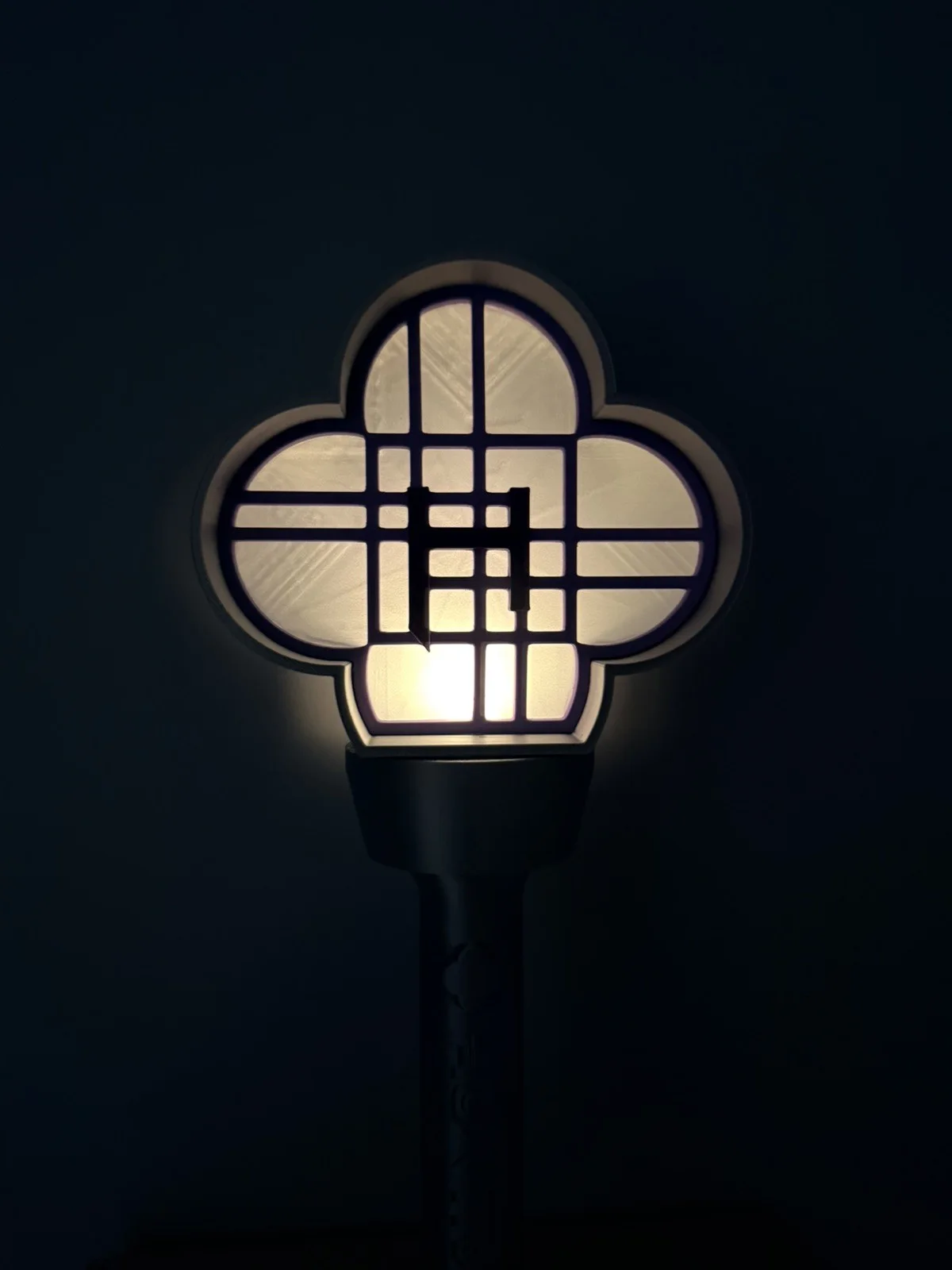 Huntrix Light Stick KPop Demon Hunters Inspired Fan Art inc battery tea light, image 2