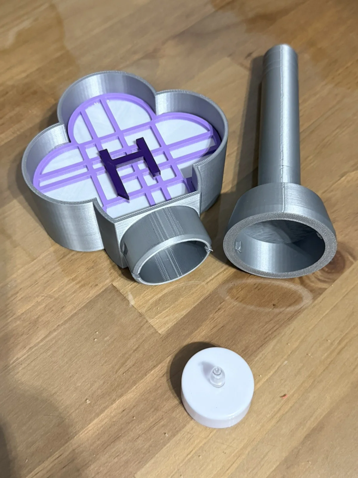Huntrix Light Stick KPop Demon Hunters Inspired Fan Art inc battery tea light, image 4