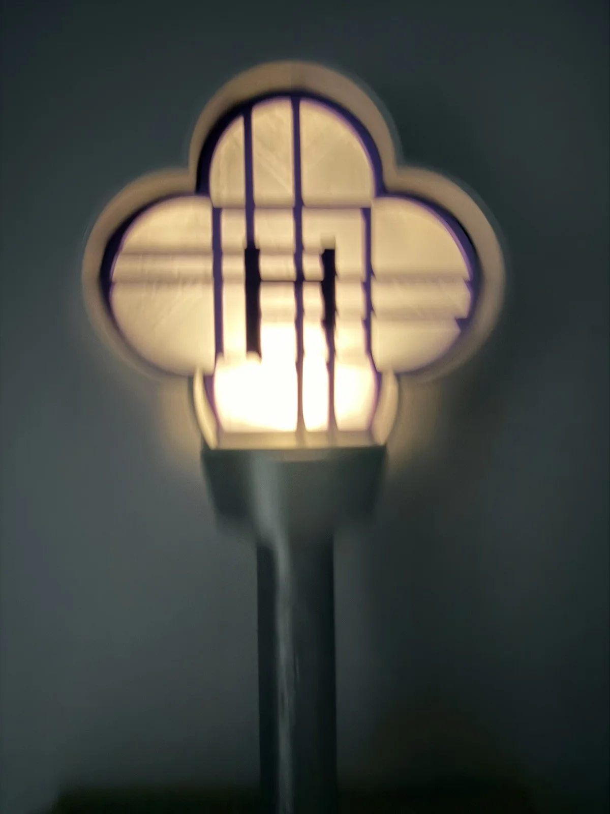 Huntrix Light Stick KPop Demon Hunters Inspired Fan Art inc battery tea light, image 5