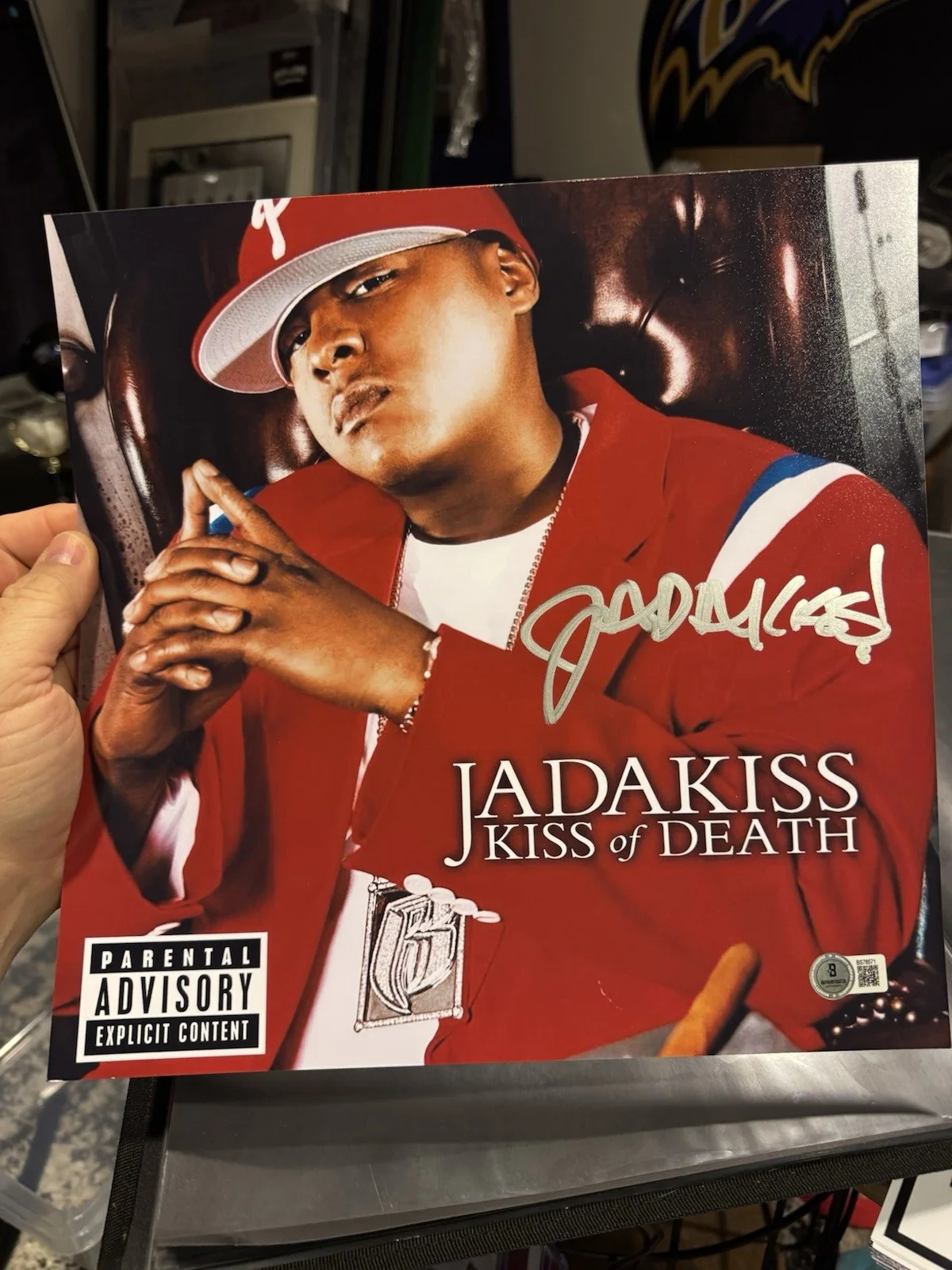 Jadakiss — Jadakiss autographed signed 12x12 photo Album Cover Beckett COA