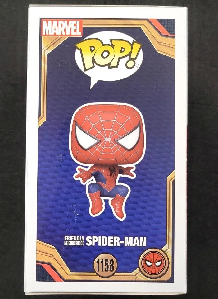 Tobey Maguire — Tobey Maguire signed Friendly Neighborhood Spider-Man Funko Pop 1158 Beckett BAS, изображение 5