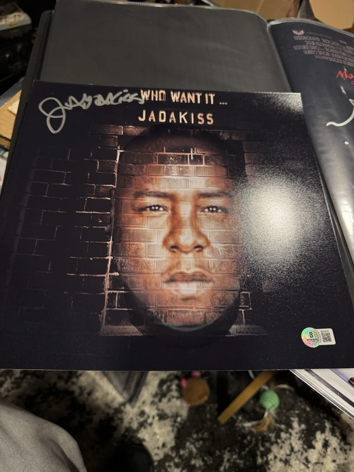 Jadakiss — Jadakiss autographed signed 12x12 photo Album cover Beckett COA