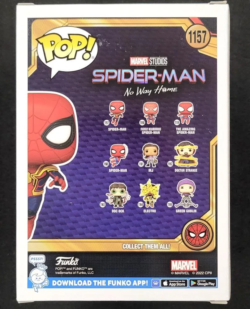 Tobey Maguire — Tobey Maguire signed Spider-Man Funko Pop 1157 autograph ~ Beckett BAS, image 3