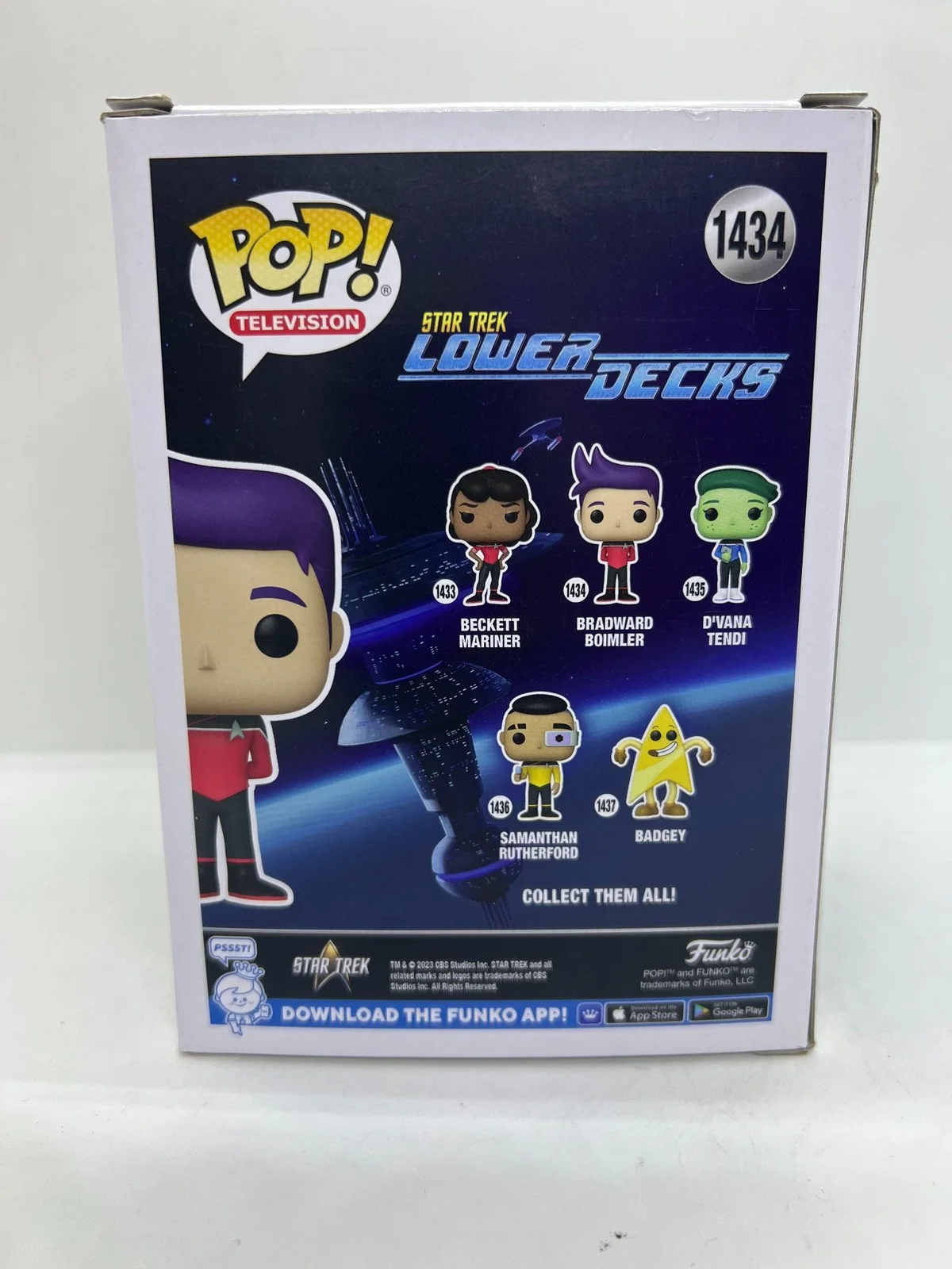 Jack Quaid Signed Bradward Boimler Funko Pop Star Wars Lower Decks #1434 ACOA, изображение 3