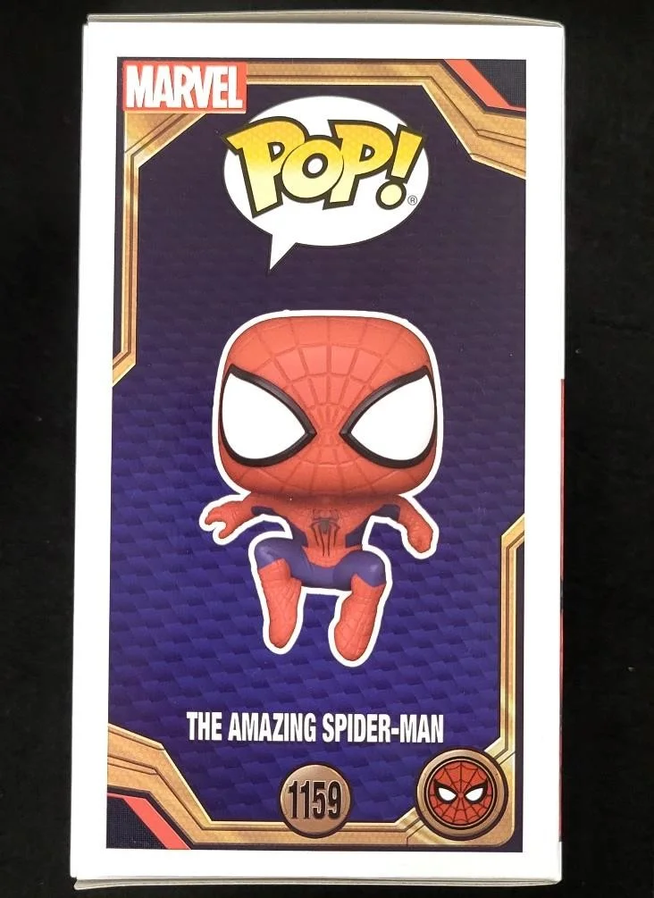 Tobey Maguire — Tobey Maguire signed Amazing Spider-Man Funko Pop 1159 blue auto ~ Beckett BAS, image 5