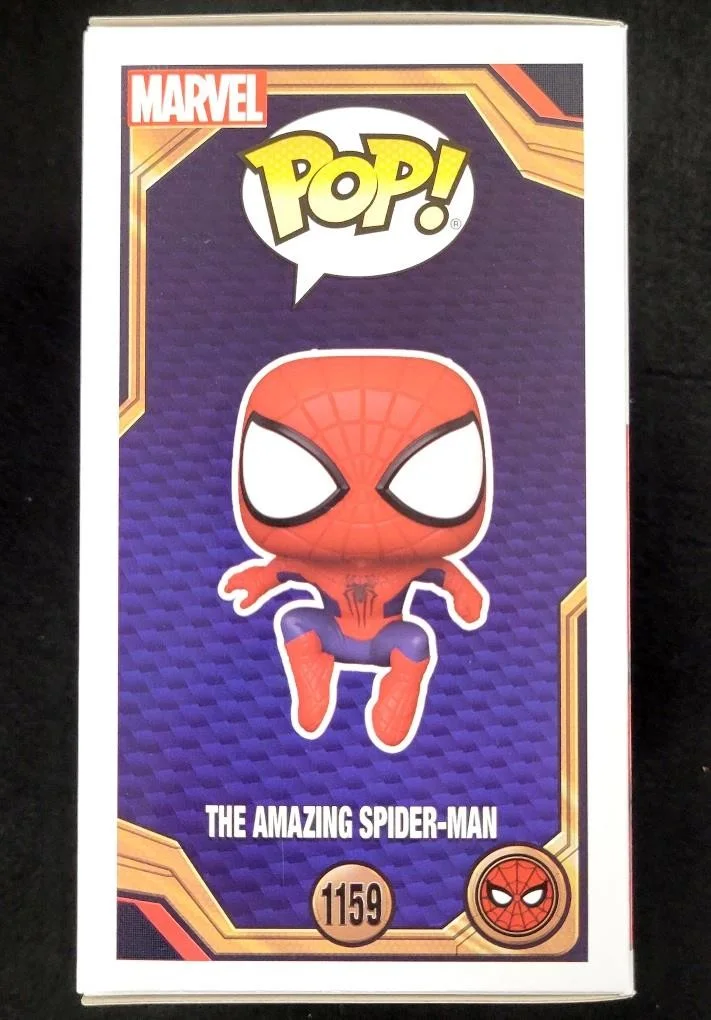 Tobey Maguire — Tobey Maguire signed Amazing Spider-Man Funko Pop 1159 silver auto ~ Beckett BAS, image 5